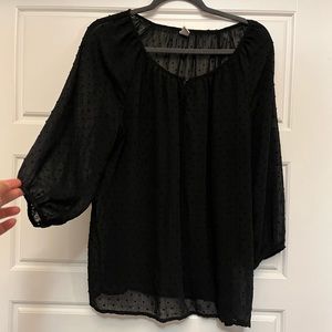 Old Navy XL Sheer Blouse